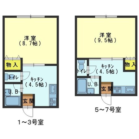 カーサドマーニの物件間取画像